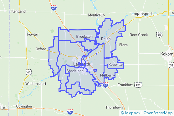 Service Area Map