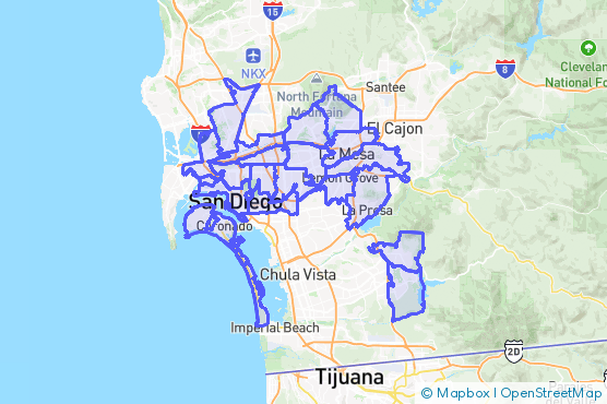 Service Area Map