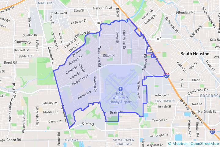 Service Area Map