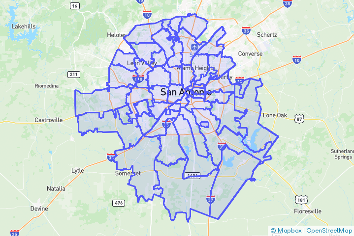 Service Area Map