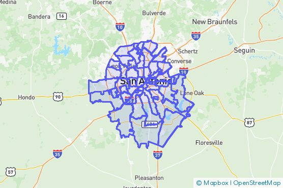 Service Area Map