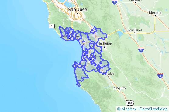 Service Area Map
