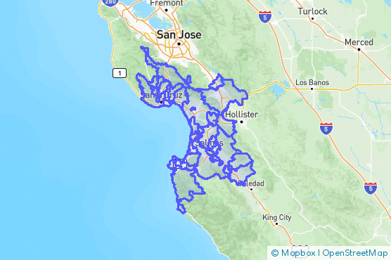 Service Area Map