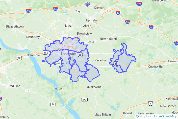 Service Area Map