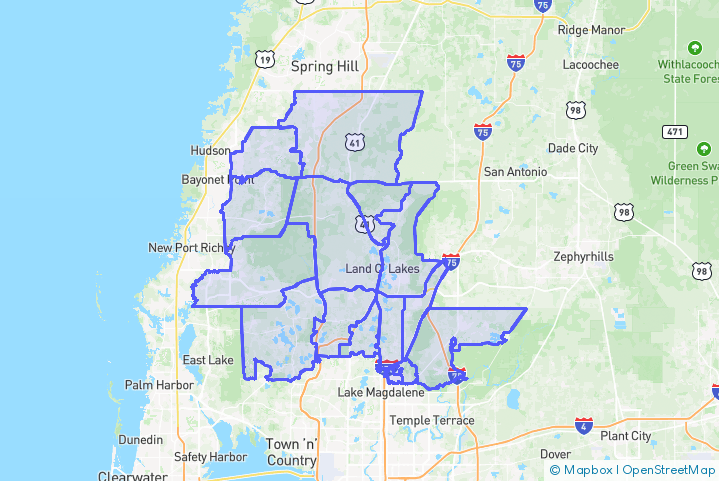 Service Area Map
