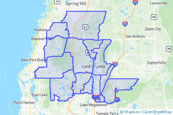 Service Area Map