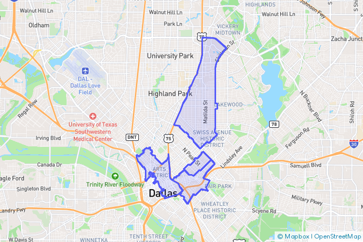 Service Area Map