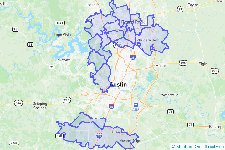 Service Area Map