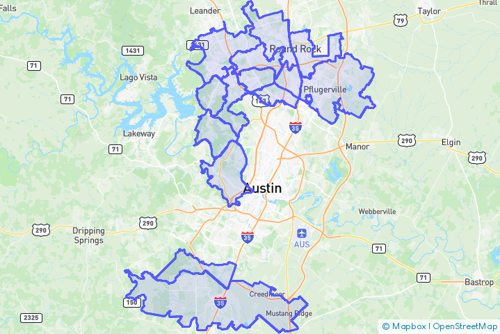 Service Area Map