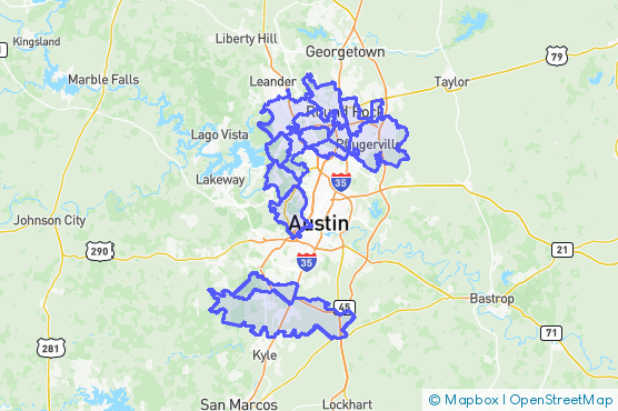 Service Area Map