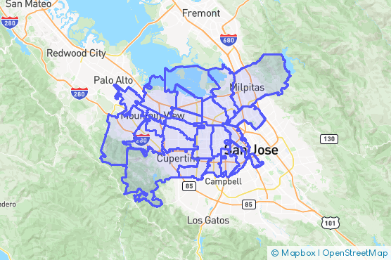 Service Area Map