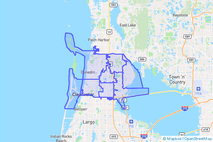 Service Area Map