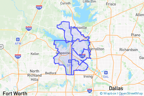 Service Area Map