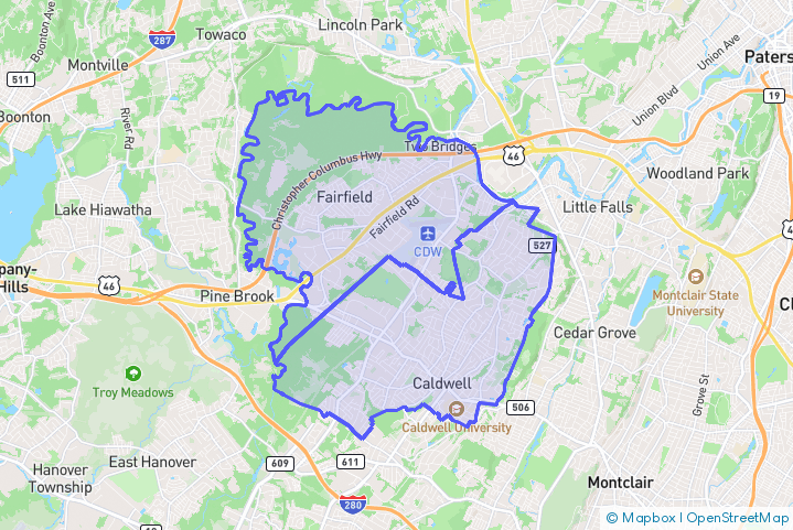 Service Area Map