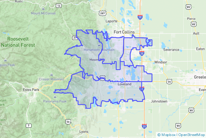 Service Area Map