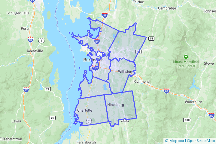 Service Area Map