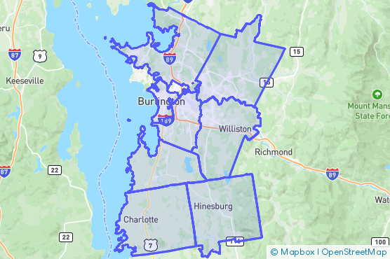 Service Area Map