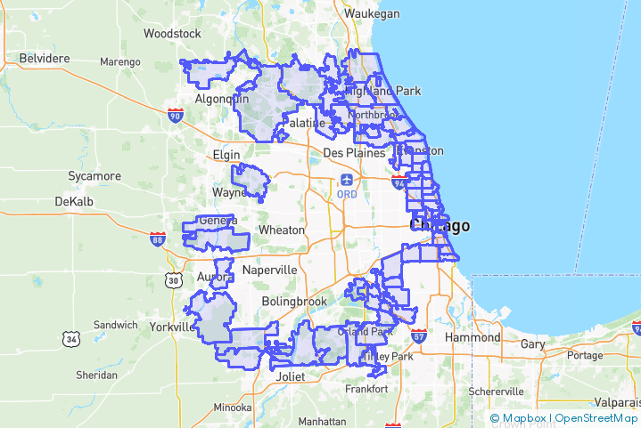 Service Area Map