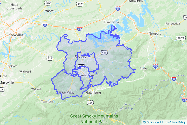 Service Area Map