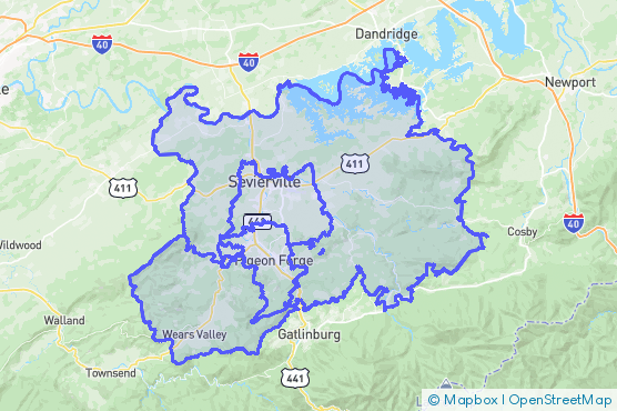 Service Area Map
