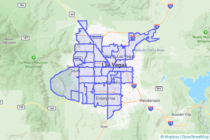 Service Area Map