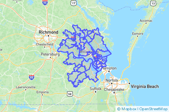 Service Area Map