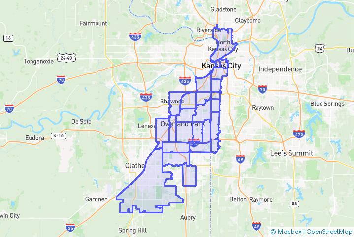 Service Area Map