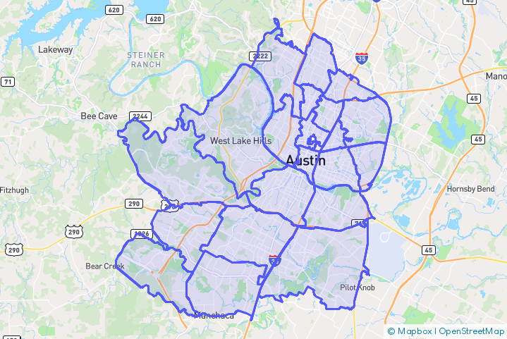 Service Area Map