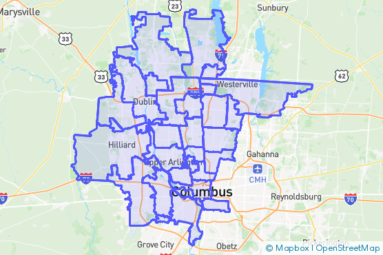 Service Area Map