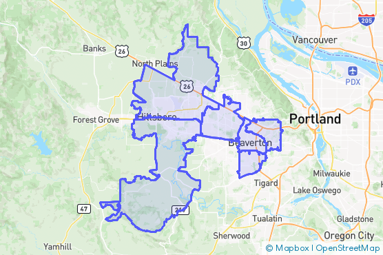 Service Area Map