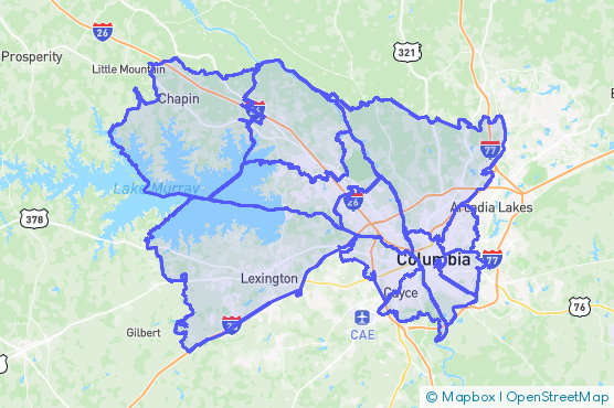 Service Area Map