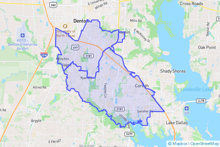 Service Area Map