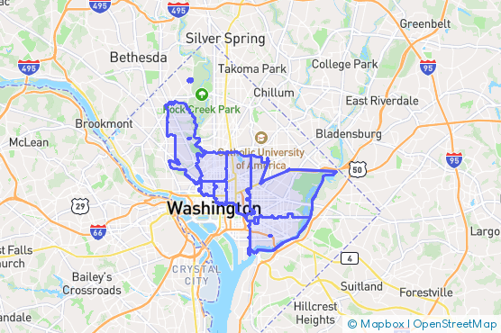 Service Area Map