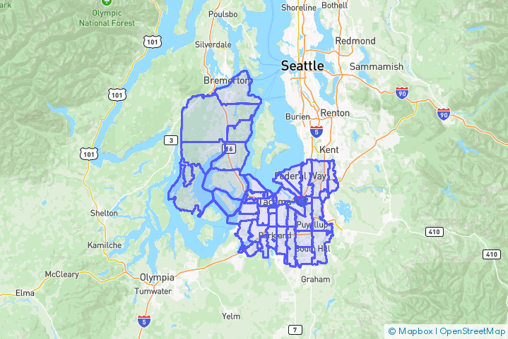 Service Area Map