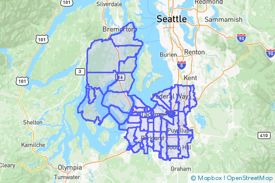 Service Area Map