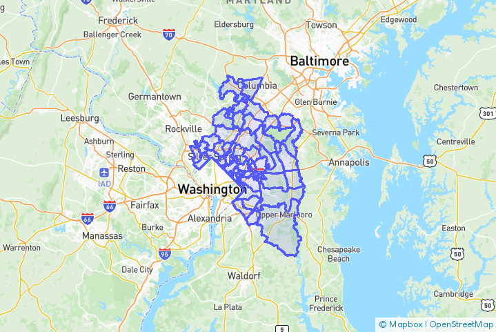 Service Area Map