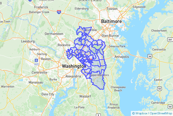 Service Area Map