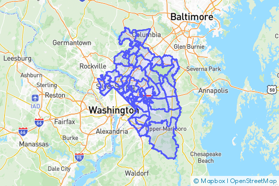 Service Area Map