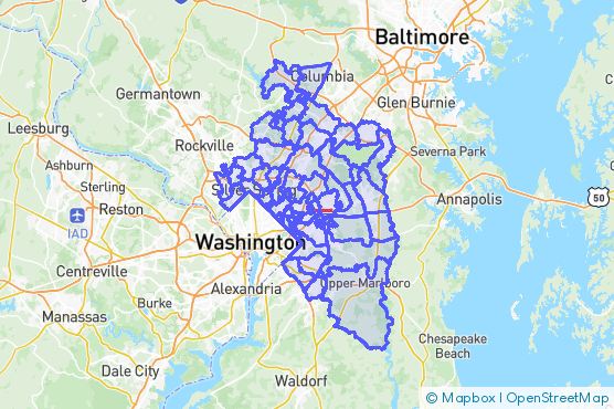 Service Area Map