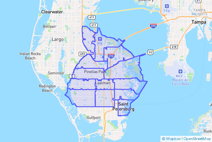 Service Area Map
