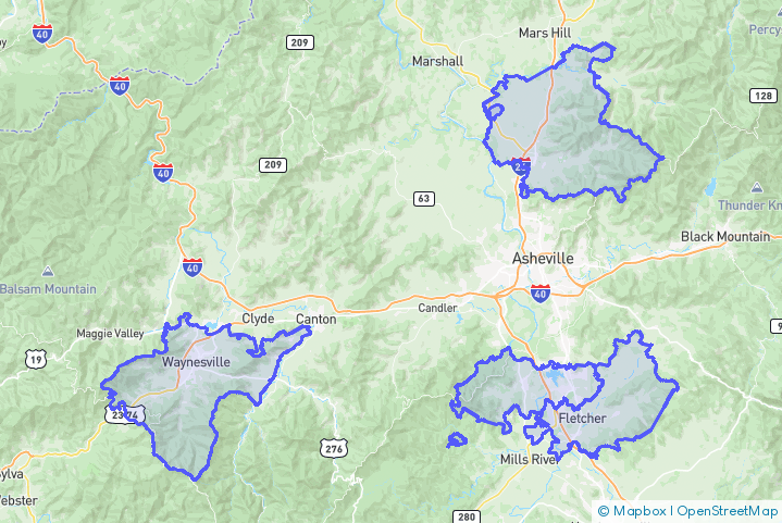 Service Area Map
