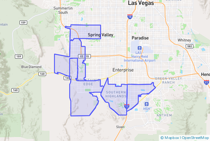 Service Area Map