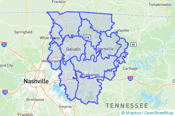 Service Area Map