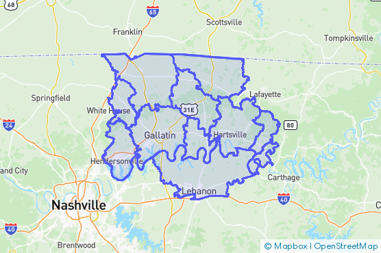 Service Area Map