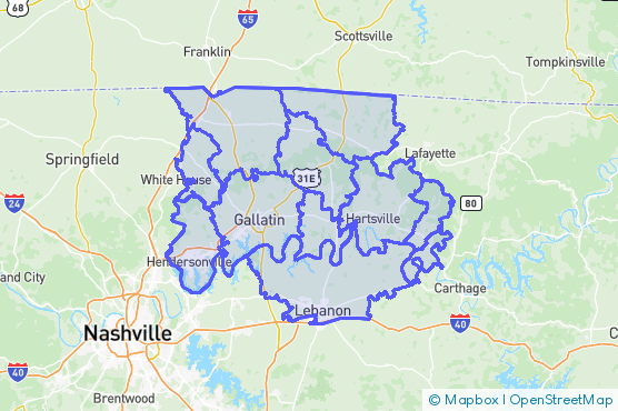 Service Area Map
