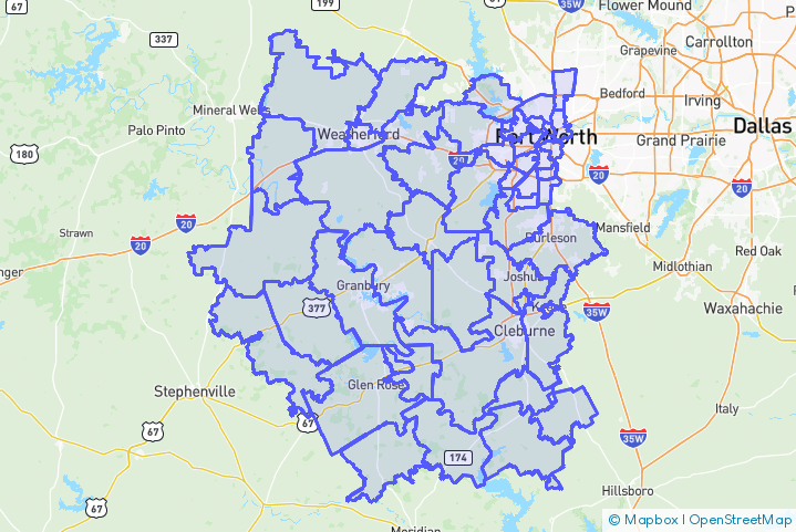 Service Area Map