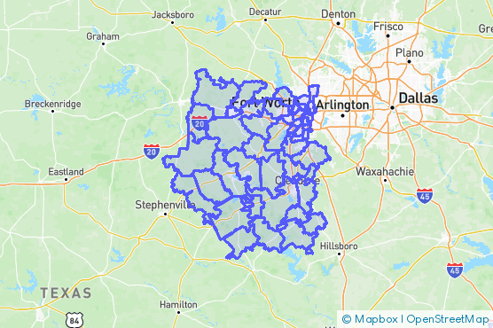 Service Area Map