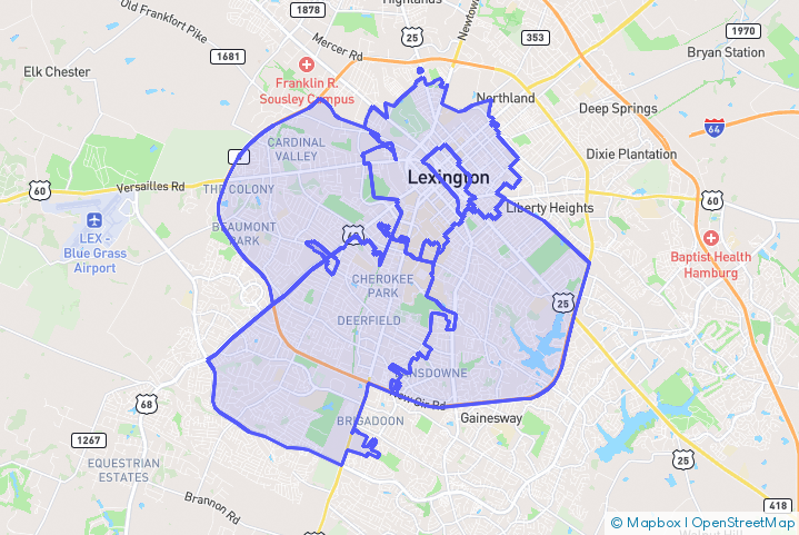 Service Area Map