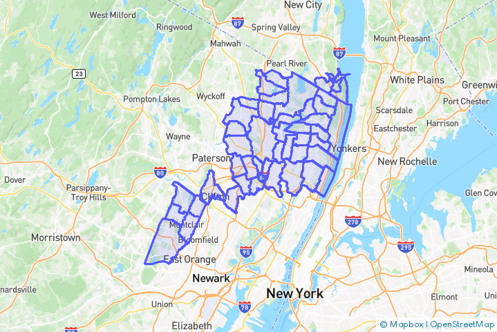 Service Area Map
