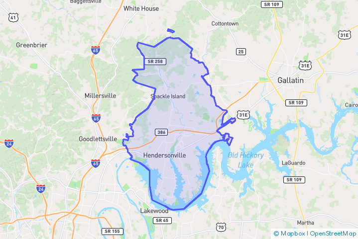 Service Area Map